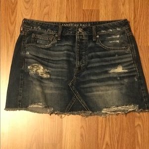 American Eagle Jean Mini Skirt